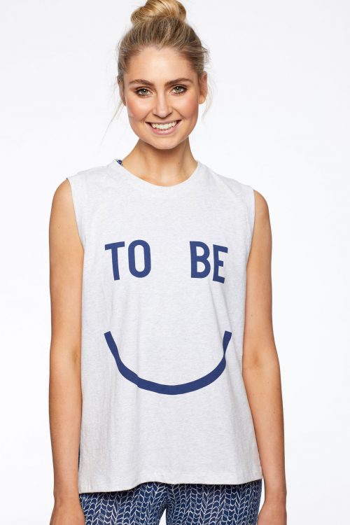 Canyon Happy Tank Light Grey Marle