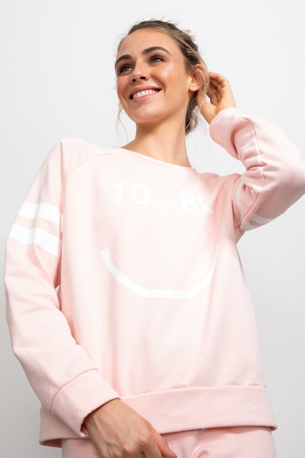 Happy Raglan Sweater Pink